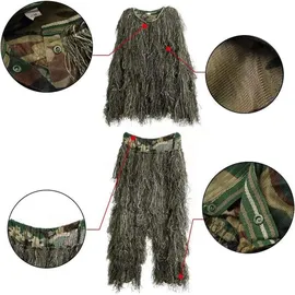 luxuskollektion Ghillie Camouflage Anzug Set Jagd Wald Wüste Tarnkleidung
