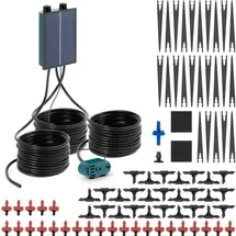 Hillvert Solar Bewässerungssystem 10 m schwarz