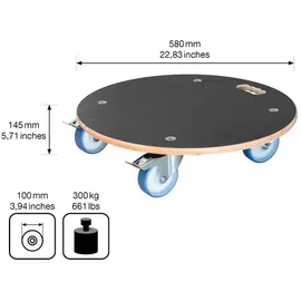 Wagner Maxigrip Pflanzenroller Ø 58 x 14,5 cm
