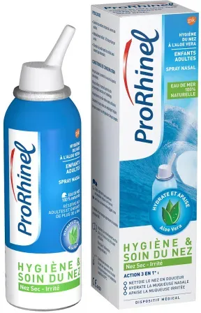 ProRhinel Hygiène Du Nez À L'Extrait Naturel D'Aloe Vera Enfants-Adultes 100ml
