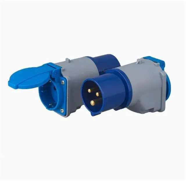 Adapter von Schuko auf CEE‐Kupplung (IEC 60309) für Wohnmobile, Wohnwagen und Anhänger