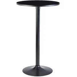 Wohnling Bistrotisch rund 60,0 x 100,0 cm Schwarz