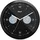 MEBUS Quarz-Wanduhr 26,5 cm 16100 schwarz