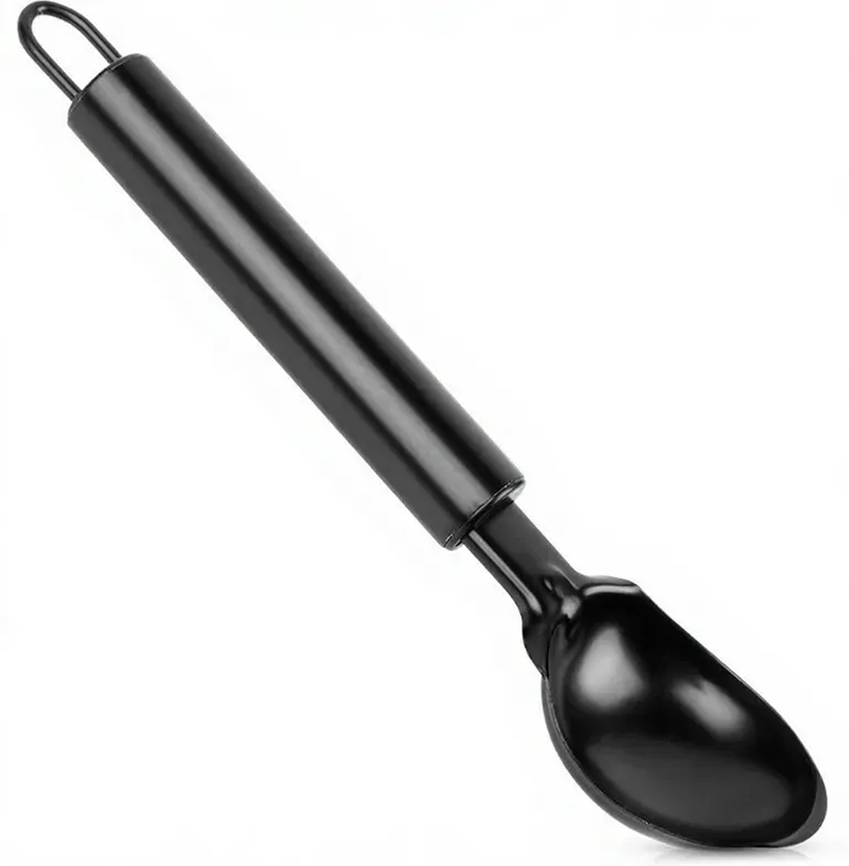 Eislöffel Edelstahl 19cm Schwarz KL
