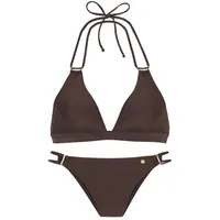 JETTE Triangel-Bikini Damen Braun 42 Cup A/B