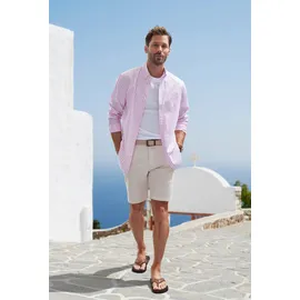 John Devin Langarmhemd Regular Fit Rosa XL