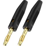 Monacor BP-30G/SW Bananenstecker