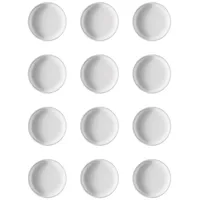 Thomas Porzellan Frühstücksteller Frühstücksteller 20 cm - TREND Weiß - 12 Stück, (12 St), Porzellan, spülmaschinenfest und mikrowellengeeignet