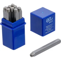 BGS 3033 Einschlagzahlen Höhe 3mm im Kästchen aus Kunststoff