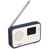 Sangean DAB+ Kofferradio DPR-76 UKW wiederaufladbar Weiß, Blau