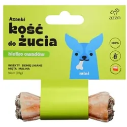 AZANKI Knochen mit Insekten und Minze für Hund Mini 10 cm