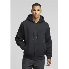 URBAN CLASSICS Fluffy Fleece Hoodjacket schwarz