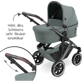 ABC-Design ABC Design Kombi-Kinderwagen Salsa 4 Air - inkl. Babywanne &