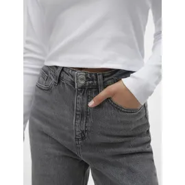 Vero Moda Tessa Wide Ra206 Hochtaillierte Jeans Medium Grey Denim 30 32