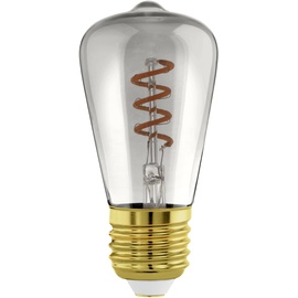 Eglo 110196 LED-Lampe E27 4W ST48, 2000k, Filament smoky dim