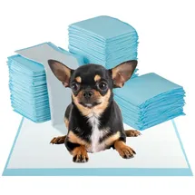 Costway Einwegpads Hunde Auslaufsicheres 6-Lagiges 300 Stück 60 x 43 cm