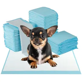 Costway Einwegpads Hunde Auslaufsicheres 6-Lagiges 300 Stück 60 x 43 cm