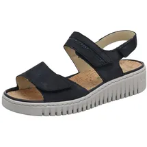 WALDLÄUFER K-Valerie Sandale Blau 42 EU X-Weit