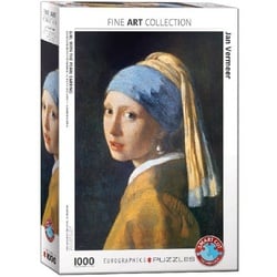 EUROGRAPHICS Puzzle »Das Mädchen mit dem Perlenohrring von Jan Vermeer 1000 Teile«, Puzzleteile