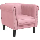 vidaXL Sessel Rosa Samt