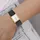 Glanzstücke München Armband-Uhr Echtleder 10130055