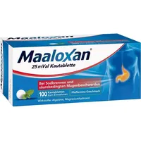 A. Nattermann & Cie. GmbH MAALOXAN 25 mVal Kautabletten 100 St