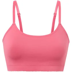 Tchibo - Seamless-Bustier mit Spitze - Damen - Gr. S - pink
