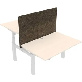 Stier Trennwand für Team-Schreibtisch 501-88 120x80cm