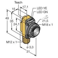 Turck Opto Sensor QS18VP6XLPQ8