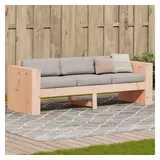 vidaXL Gartensofa 3-Sitzer 189x60x62 cm Massivholz Douglasie