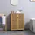 kleankin Badezimmerschrank 68 cm beige