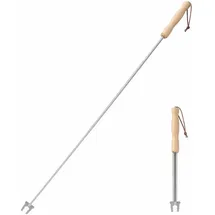 Esschert Design Grillspieß Teleskop 19 bis 80 cm Edelstahl silber