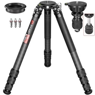 Kamera-Stativ,Stativ-Carbon Fiber 10x Kohlefaser-Stativ-Groß-Stativ-Kamera-mit-75mm-Kugelschale-Adapter, Carbon-kamerastativ,Dreibein Tripod Für Professionelle Fotografie, 40kg Tragkraft