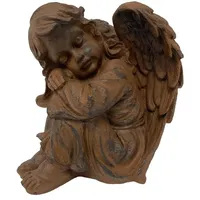 FD Dekofigur Engel-Mädchen Rostoptik 35 x 23 x 31