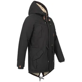 Alessandro Salvarini Parka braun / schwarz XXL