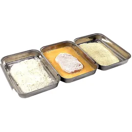 APS 3er-Set: Panierbehälter in Silber - (B)18 x cm, | Gr.: onesize