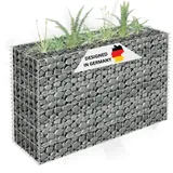 deluke Gabionen Hochbeet ROON 90 x 30 x 60 cm