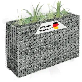 deluke Gabionen Hochbeet ROON 90 x 30 x 60 cm