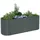 vidaXL Garten-Hochbeet verzinkter Stahl 240 x 80 x 81 cm Grau