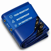 Umbrella Abdeckplane 600 x 1000 cm Blau