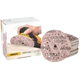 Mirka Ultimax Ligno 125mm Schleifscheiben Klett Multifit/Korn 40/50 Stück/Multi-Lochung/zum Schleifen von Holzoberflächen