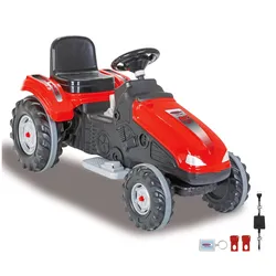JAMARA Ride On Traktor Big Wheel, 3 Jahr(e), 4 Rad/Räder, Schwarz, Rot