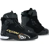 IXON Ixon, Bull 2 wasserdichte Damen-Motorradschuhe (Black/White/Gold, 36)