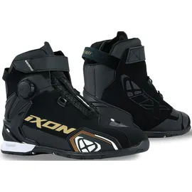 IXON Ixon, Bull 2 wasserdichte Damen-Motorradschuhe (Black/White/Gold, 36)