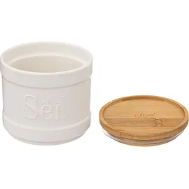 5 five simply smart 5five - salzdose "naturéo" aus weißer keramik