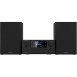 Kenwood M-9500S-B Smart Micro Hi-Fi System mit Internetradio, DAB+, CD/USB, Audiostreaming, Sub-Out, Optical-In, 2 x 50 Watt RMS Schwarz