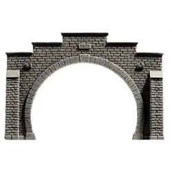 NOCH 58052 H0 - Tunnel-Portal, 2-gleisig