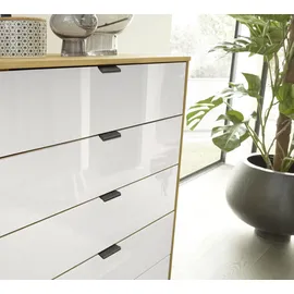 Wiemann Kombikommode 120 x 86 x 43 cm Braun / Weiß