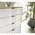 Wiemann Kombikommode 120 x 86 x 43 cm Braun / Weiß