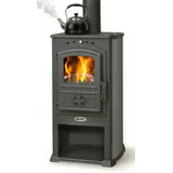 Blist Kaminofen Modena 4.0 grau, 7.4 kW schwarz